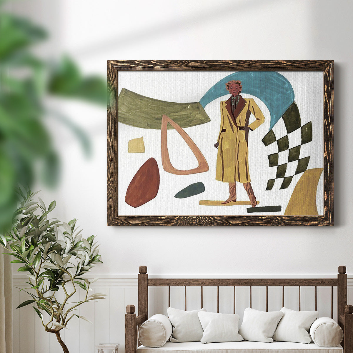 Vintage Vibes III-Premium Framed Canvas - Ready to Hang
