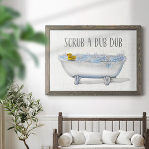 Scrub A Dub-Premium Framed Canvas - Ready to Hang