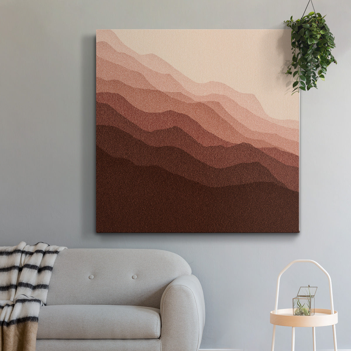 Gradient Scape I-Premium Gallery Wrapped Canvas - Ready to Hang