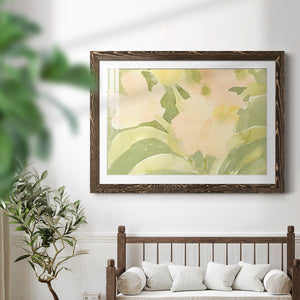 Verdant Floral Abstract II-Premium Framed Print - Ready to Hang