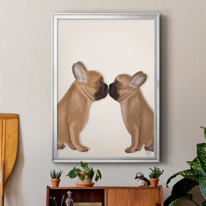 Sepia Botanical Journal I - Modern Framed Canvas Print