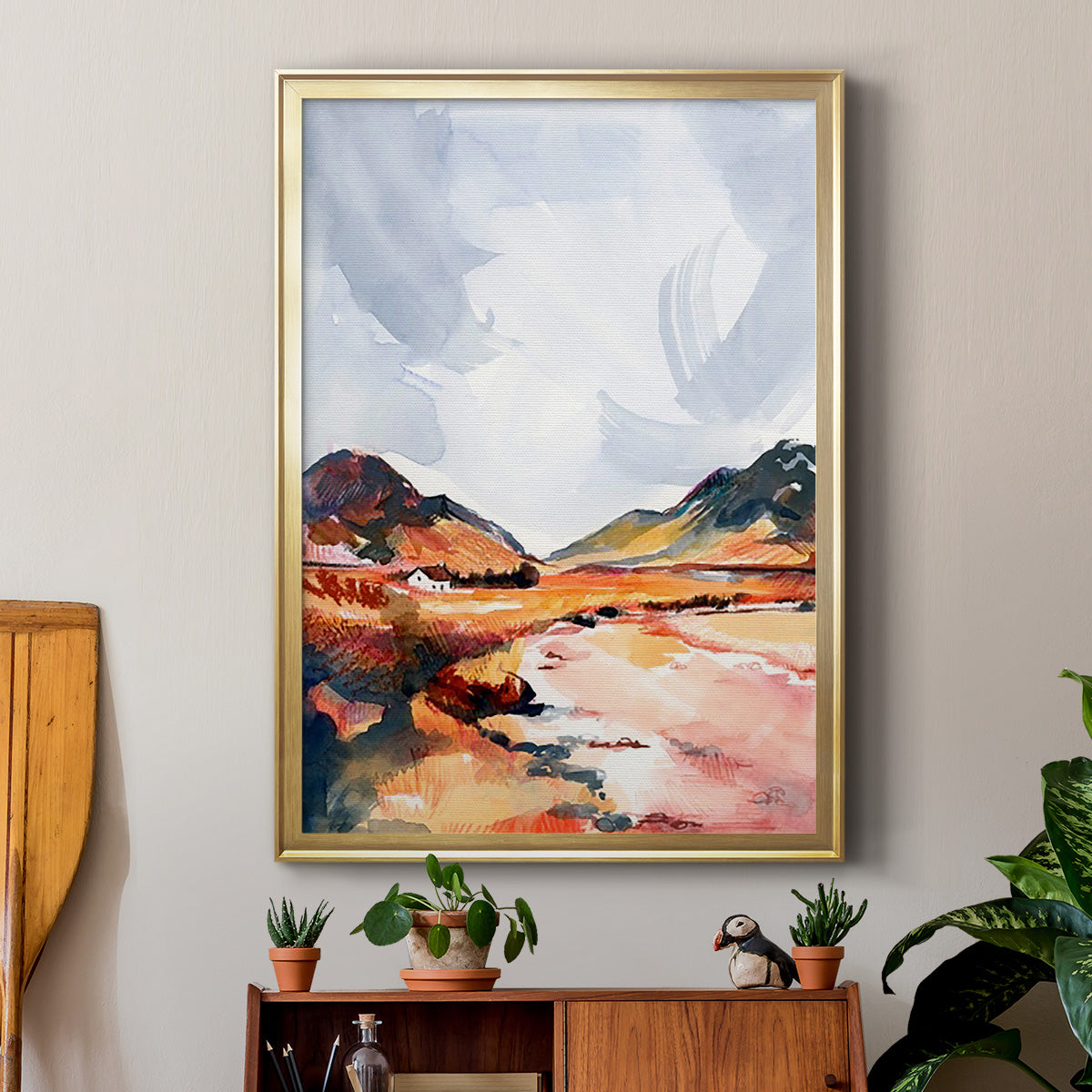 Chromatic Landscapes II Premium Framed Print - Ready to Hang