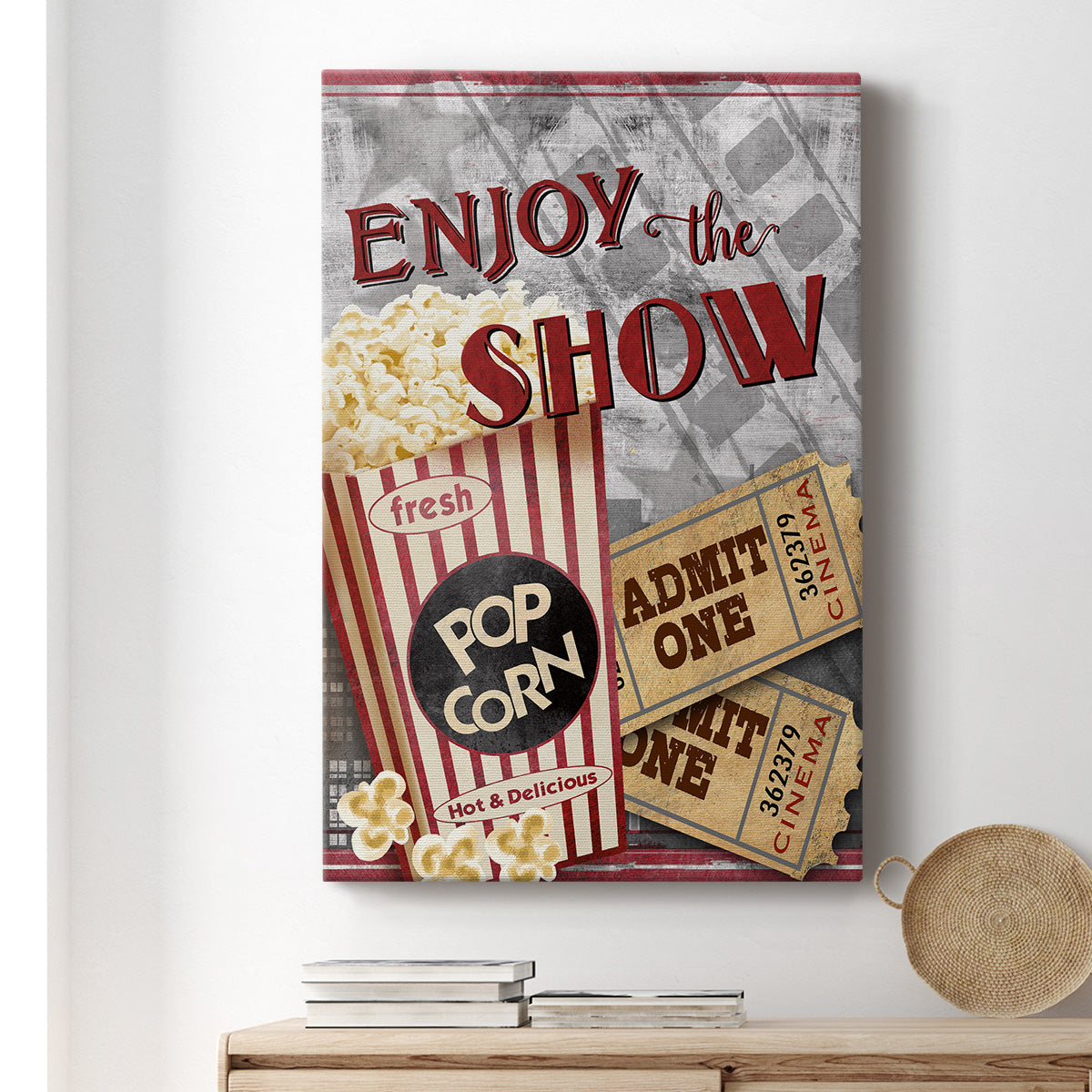 Movie Night I Premium Gallery Wrapped Canvas - Ready to Hang