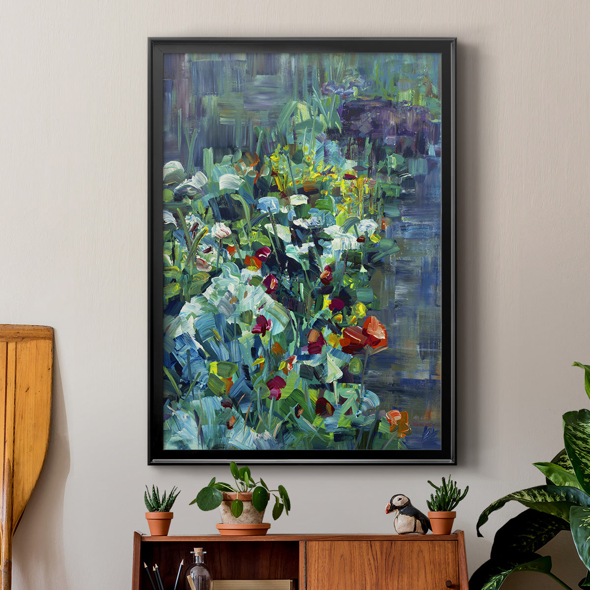 Lots of Love in the Garden Premium Framed Print - Ready to Hang