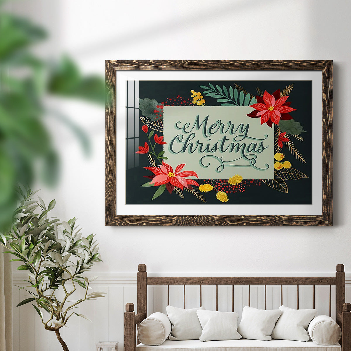 Bright Christmas Night  I-Premium Framed Print - Ready to Hang