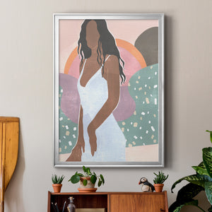 Curly Lady I Premium Framed Print - Ready to Hang