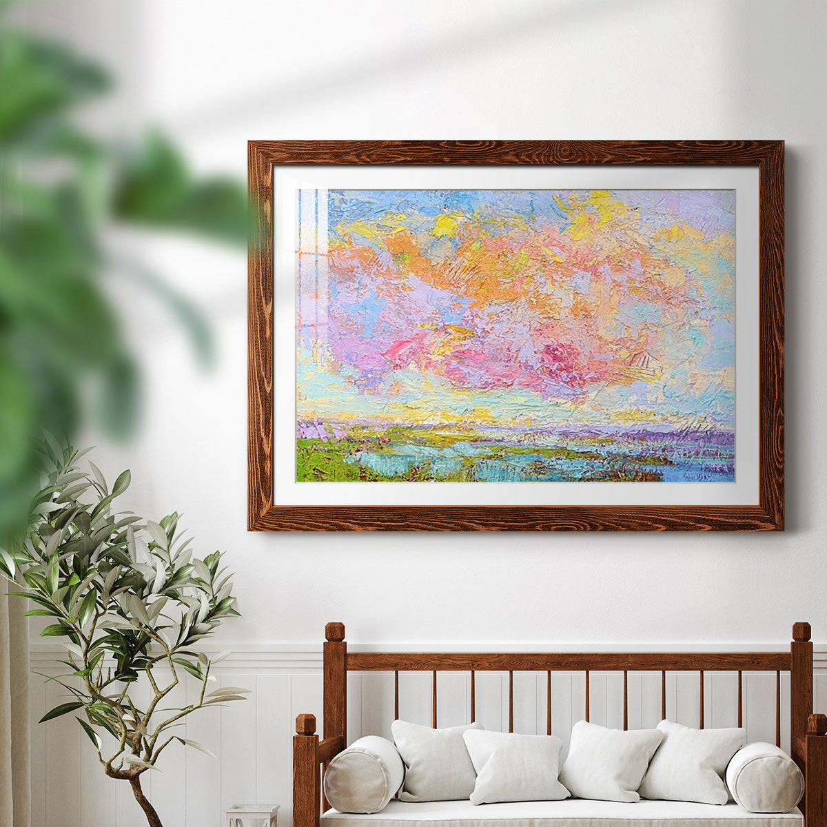 On a Summer's Eve-Premium Framed Print - Ready to Hang