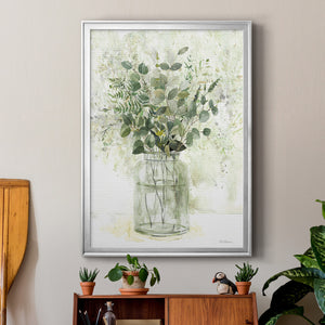Delicate Greenery II Premium Framed Print - Ready to Hang