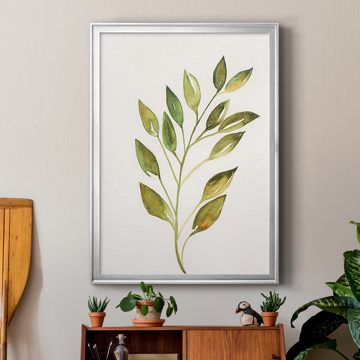 Single Twig I Premium Framed Print - Ready to Hang