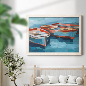 Primary Boats II-Premium Framed Canvas - Ready to Hang