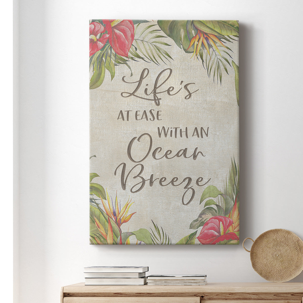 Life's At Ease Premium Gallery Wrapped Canvas - Ready to Hang