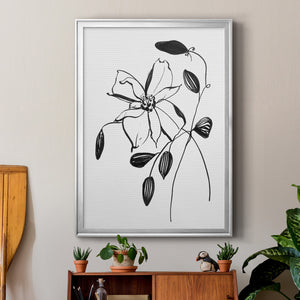 Wild Clematis II Premium Framed Print - Ready to Hang