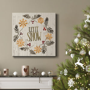 Rustic Christmas VI-Premium Gallery Wrapped Canvas - Ready to Hang