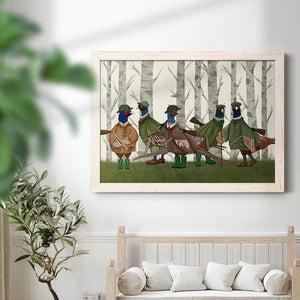 Pheasant Shooting Party Group 3-Premium Framed Canvas - Ready to Hang