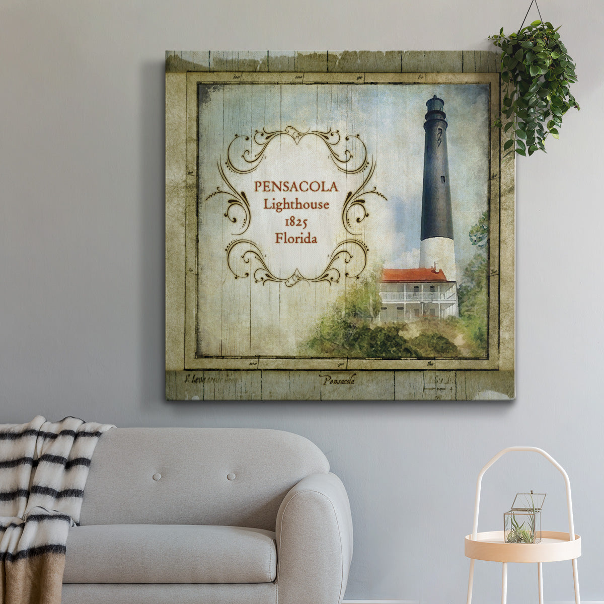 Florida Lighthouse VII-Premium Gallery Wrapped Canvas - Ready to Hang