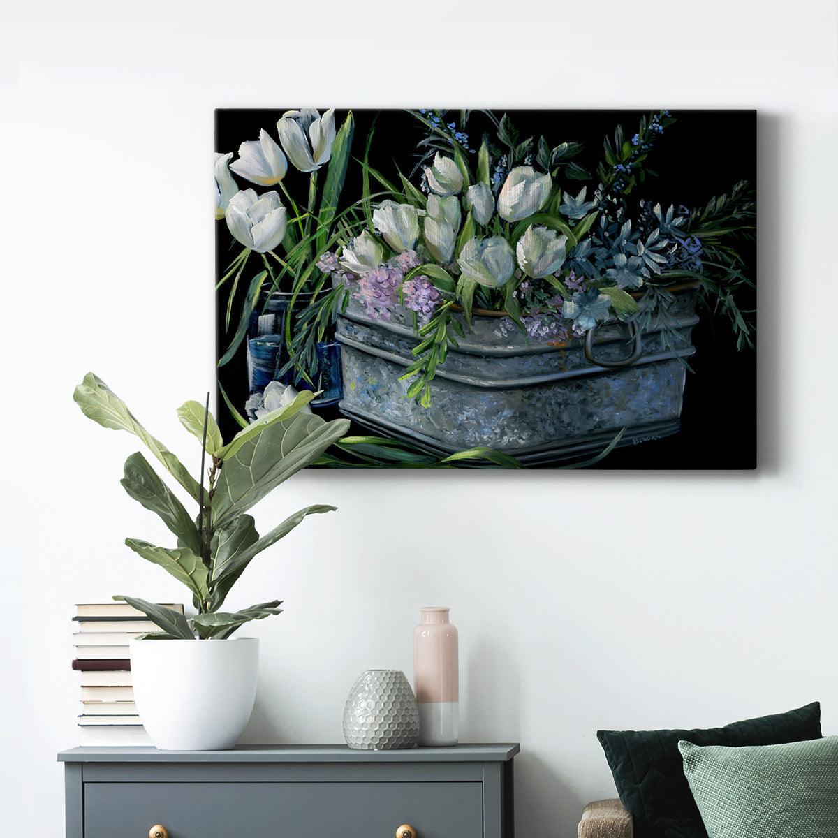 Wild Tulips Premium Gallery Wrapped Canvas - Ready to Hang