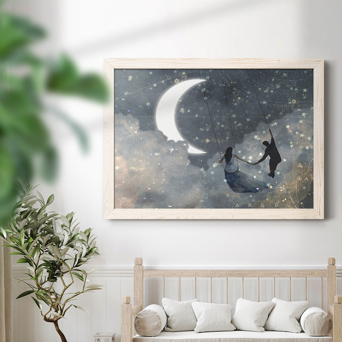 Celestial Love I-Premium Framed Canvas - Ready to Hang