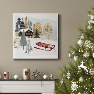 Christmas Chalet II-Premium Gallery Wrapped Canvas - Ready to Hang