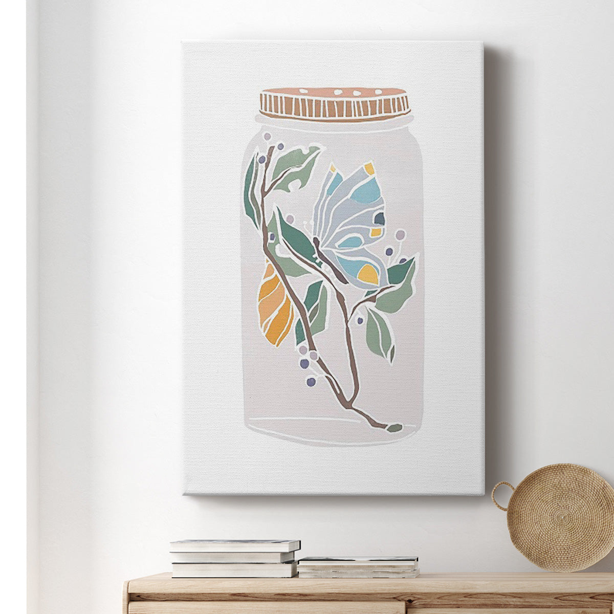 Nature Jar III Premium Gallery Wrapped Canvas - Ready to Hang