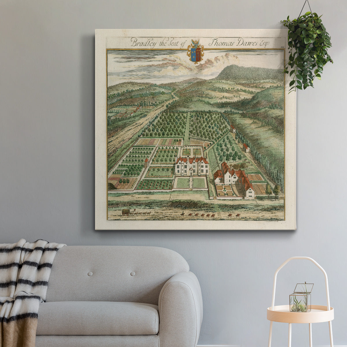 Kip's Garden Views I-Premium Gallery Wrapped Canvas - Ready to Hang