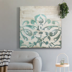 Serene Cerulean II-Premium Gallery Wrapped Canvas - Ready to Hang