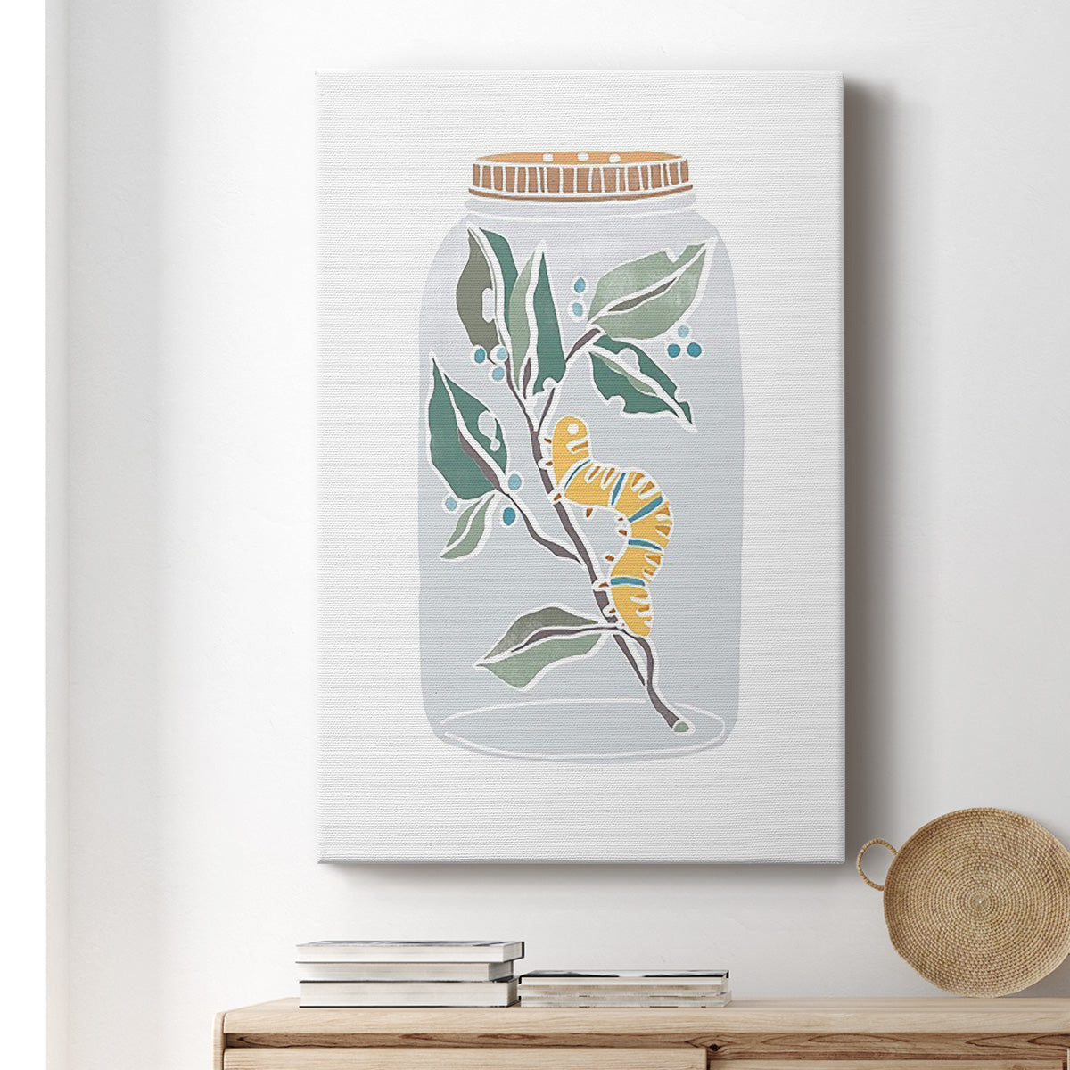 Nature Jar I Premium Gallery Wrapped Canvas - Ready to Hang