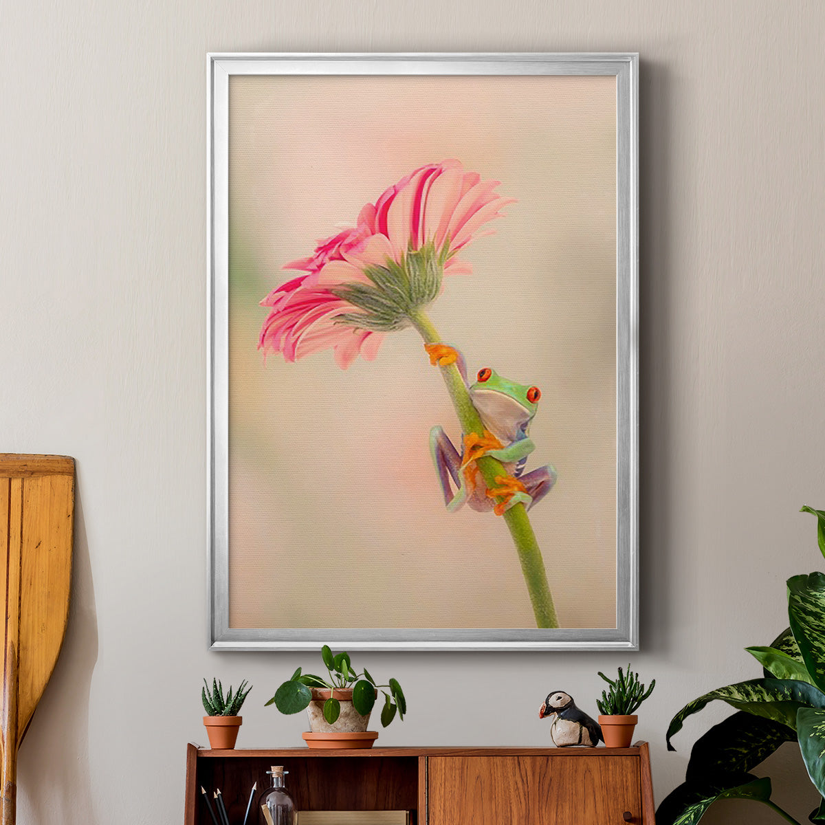 Hanging On I Premium Framed Print - Ready to Hang