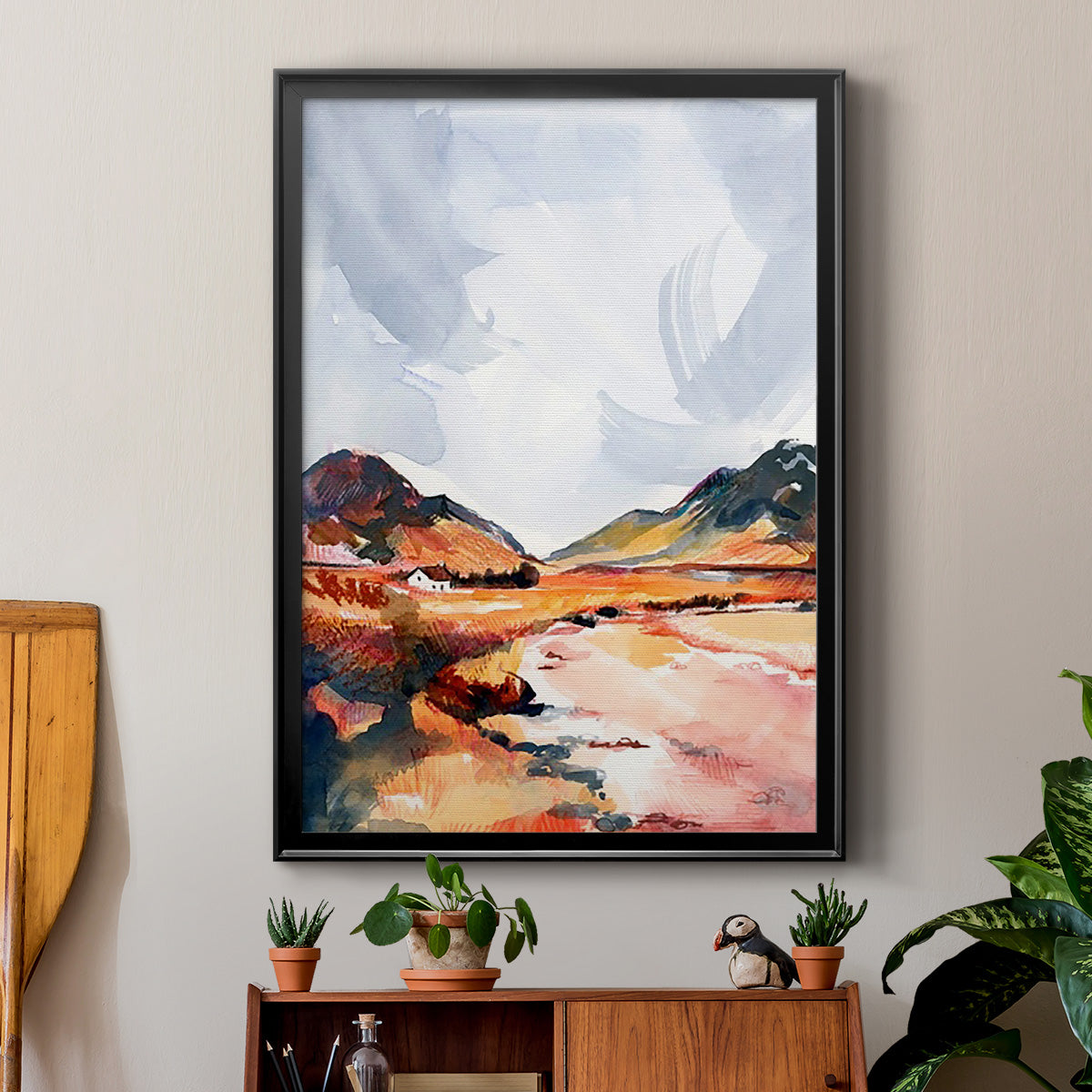 Chromatic Landscapes II Premium Framed Print - Ready to Hang