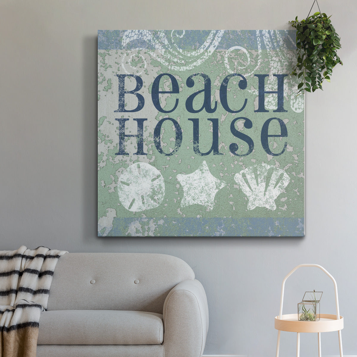 Beach Sign I-Premium Gallery Wrapped Canvas - Ready to Hang