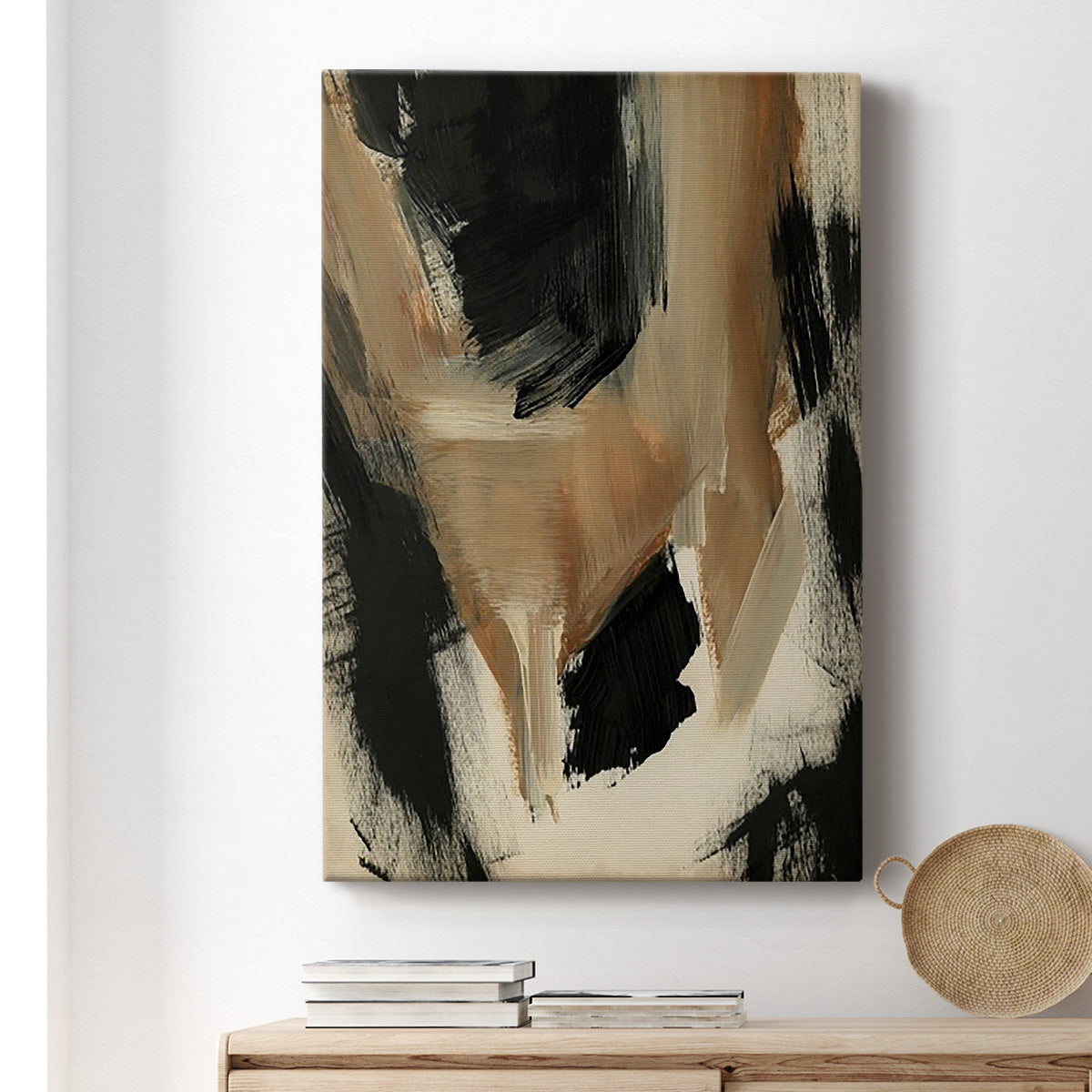 Baked Paintstrokes II Premium Gallery Wrapped Canvas - Ready to Hang