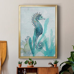 Seahorse I Premium Framed Print - Ready to Hang