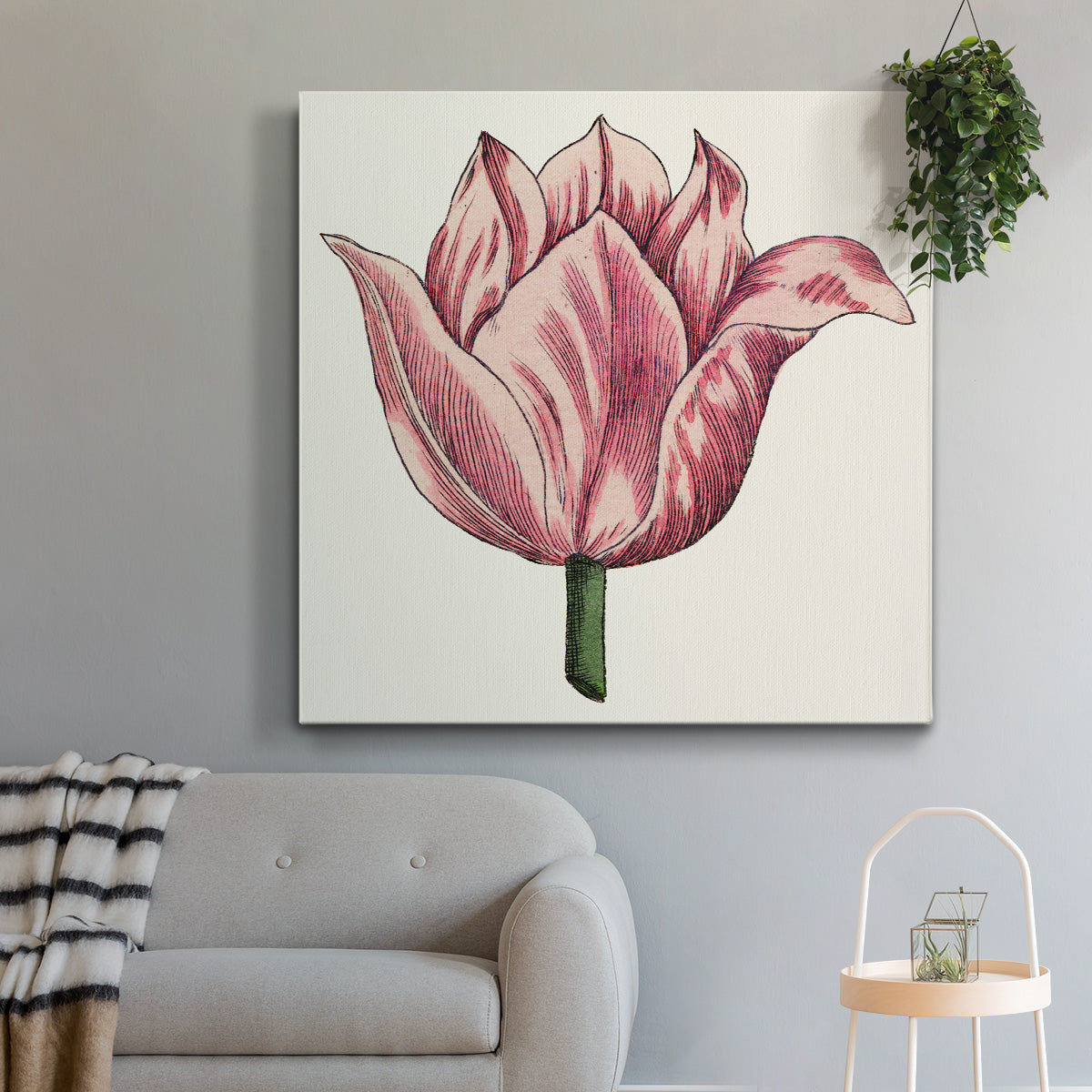 Tulip Garden VII-Premium Gallery Wrapped Canvas - Ready to Hang