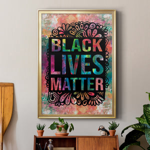 Graffiti Black Lives Matter Premium Framed Print - Ready to Hang