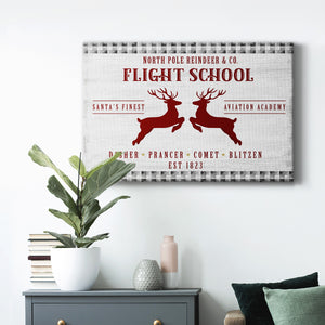 Flight School Premium Gallery Wrapped Canvas - Ready to Hang