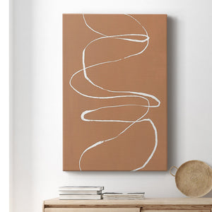 Terracotta Drift I Premium Gallery Wrapped Canvas - Ready to Hang