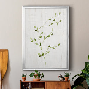 Windblown Leaves I Premium Framed Print - Ready to Hang