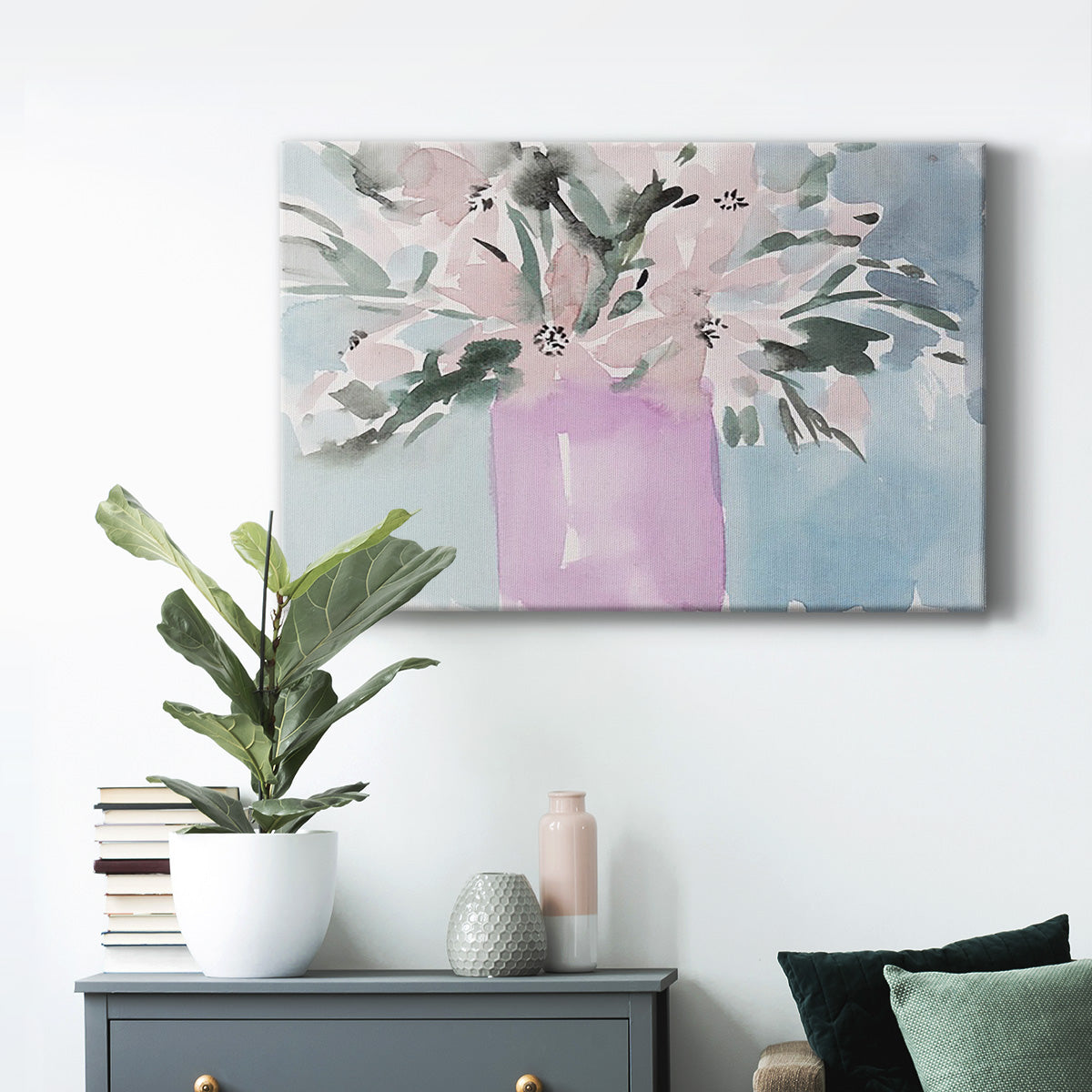 Broken Flowers II Premium Gallery Wrapped Canvas - Ready to Hang