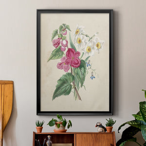 Antique Garden Bouquet IV Premium Framed Print - Ready to Hang