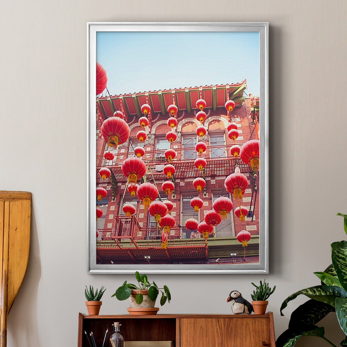 Lovely Lanterns II Premium Framed Print - Ready to Hang