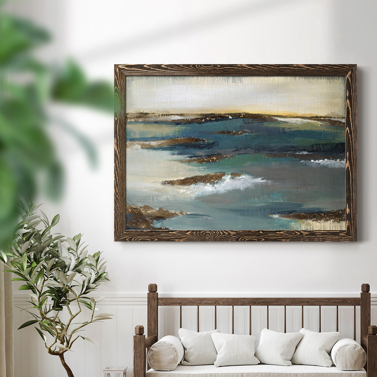 Coastal Bluffs-Premium Framed Canvas - Ready to Hang