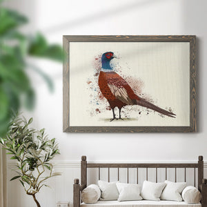 Pheasant Splash 5-Premium Framed Canvas - Ready to Hang