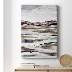 Muted Earth Layers II Premium Gallery Wrapped Canvas - Ready to Hang