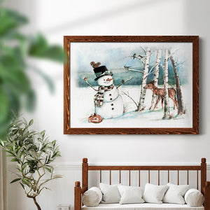 Snow Friends-Premium Framed Canvas - Ready to Hang