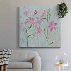 Dancing Pink Trio II-Premium Gallery Wrapped Canvas - Ready to Hang