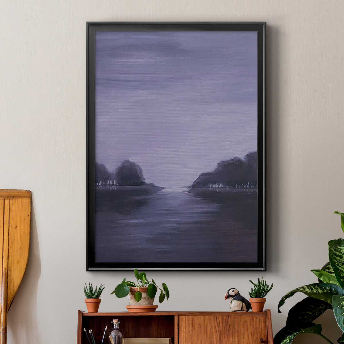 Amethyst Moonlight II Premium Framed Print - Ready to Hang