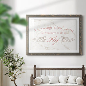 Wings Exist-Premium Framed Print - Ready to Hang