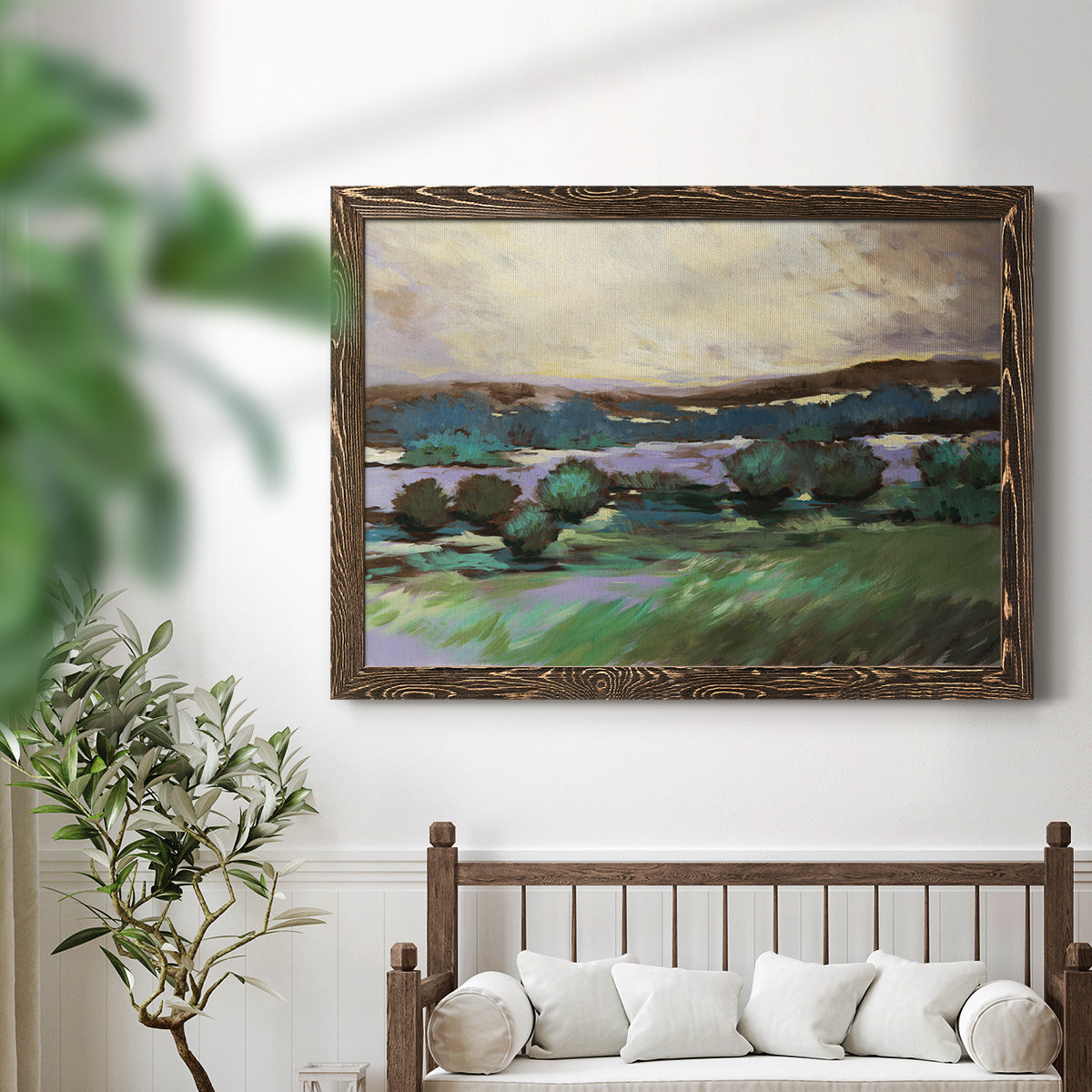 Sunny Desert Floor-Premium Framed Canvas - Ready to Hang