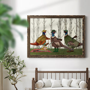 Pheasant Shooting Party Group 1-Premium Framed Canvas - Ready to Hang