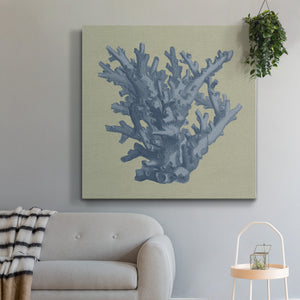 Chambray Coral I-Premium Gallery Wrapped Canvas - Ready to Hang