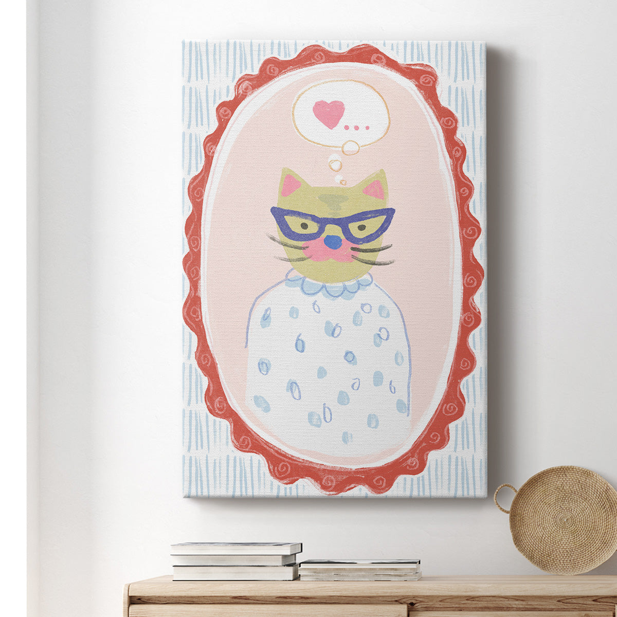 Cameo Characters Collection B Premium Gallery Wrapped Canvas - Ready to Hang